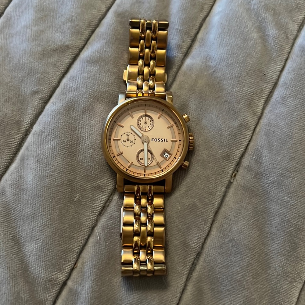 Fossil stainless steel watch